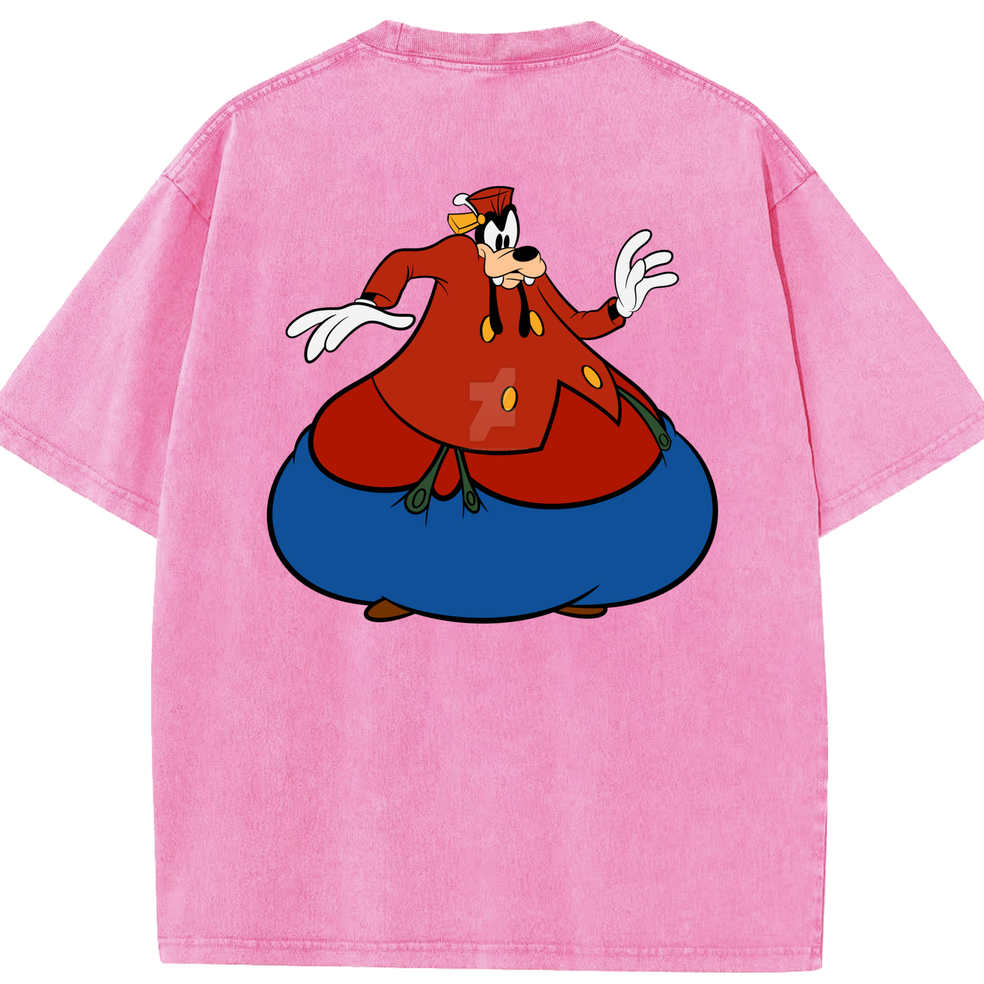（画像用） ミッキーマウス Mickey Mouse 綿100% ヴィンテージ風 半袖Tシャツ（背面プリント）